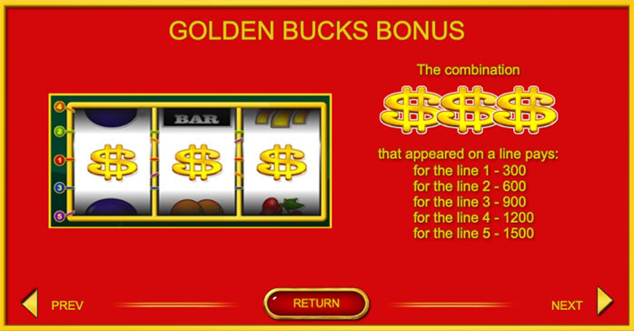 Онлайн слот Golden Bucks