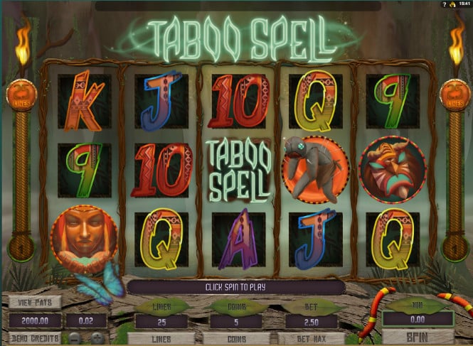 Игровой автомат Taboo Spell бесплатно