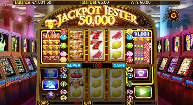 Автомат Jackpot Jester 50000 - супер игра