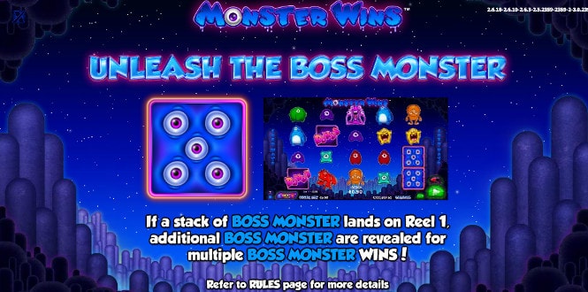 Monster Wins - бонус Unleash The Boss Monster Feature