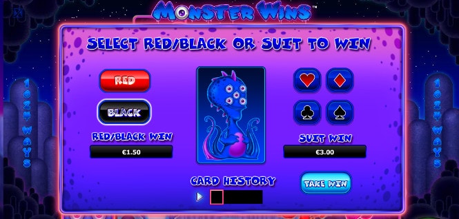 Аппарат Monster Wins - риск игра на удвоение ставки