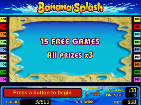 начала сыграть в Banana Splash бесплатно