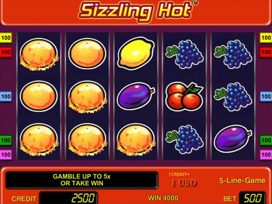 игровой автомат Sizzling Hot