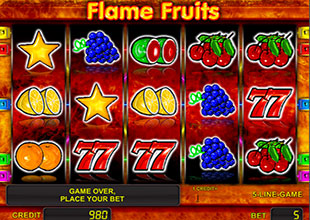 Бесплатная игра - автомат Flame Fruits