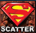 слот Супермен - скаттер символ