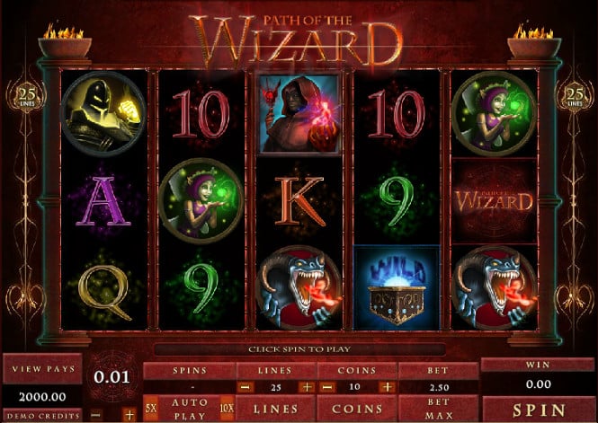 Игровой автомат Path of the Wizard