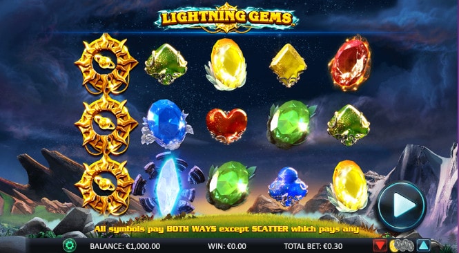 Онлайн игровой автомат Lightning Gems