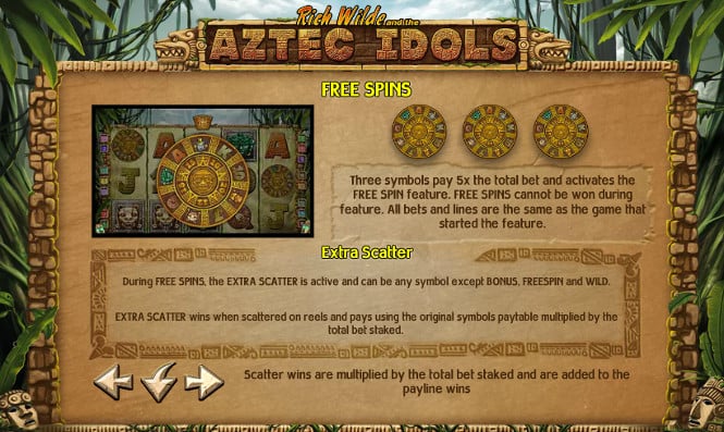 игра Aztec Idols - фриспины
