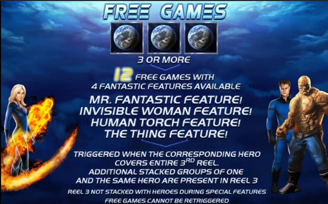 Fantastic Four - бонусы онлайн игры