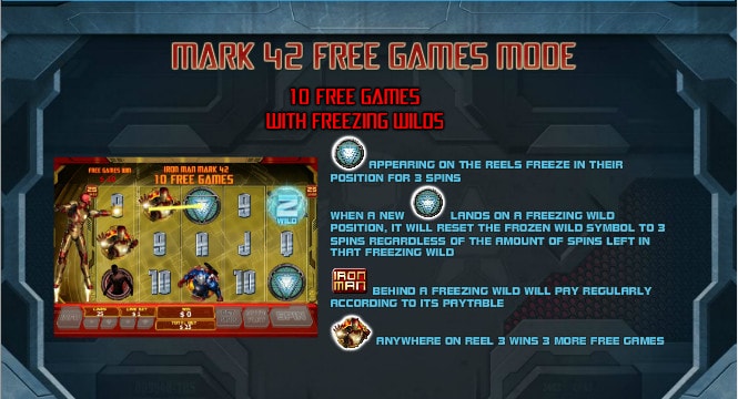 игра Iron Man 3 - бонус Mark 42 Free Games Mode