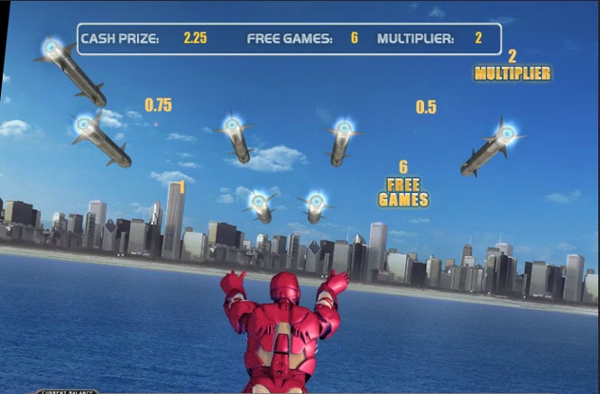 Iron Man - бонус игра
