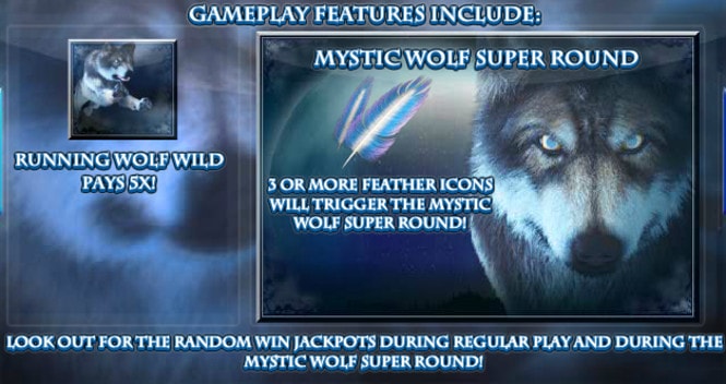 Mystic Wolf -  дикий и скаттер символы