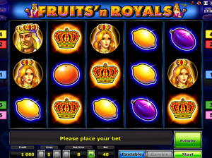 игровой автомат Fruits'n Royals