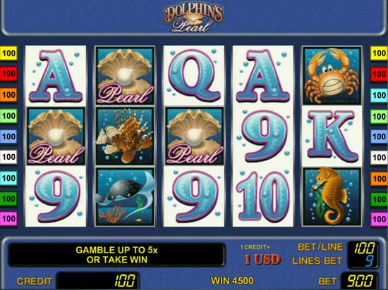 азартный игровой автомат Dolphins Pearl